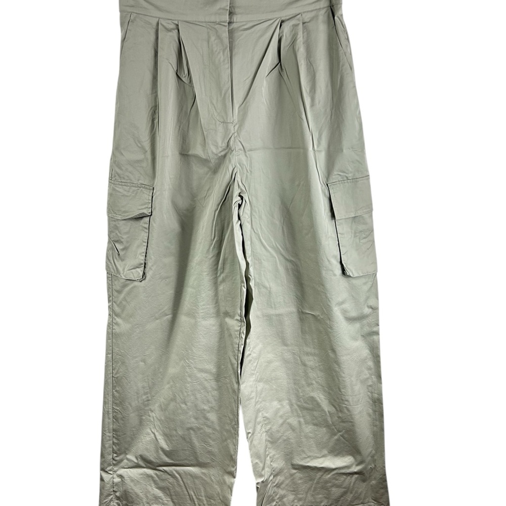 House of Harlow 1960 Green Wide-Leg Cargo Pants - Picture 7 of 11